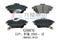 None-Dust Ceramic and Semi-Metal High Quality Auto Parts Brake Pads for Nissan