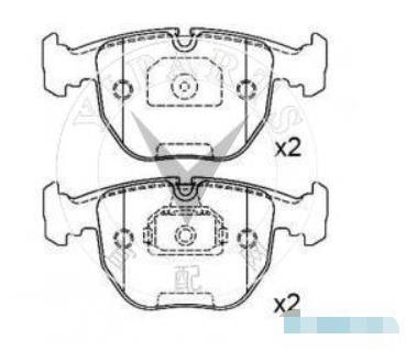 Ceramic High Quality Auto Brake Pads Forbmw (D681) Auto Parts ISO9001