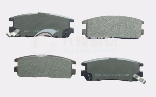 None-Dust Ceramic and Semi-Metal High Quality Auto Parts Brake Pads for Mitsubishi (D567/MB858380)