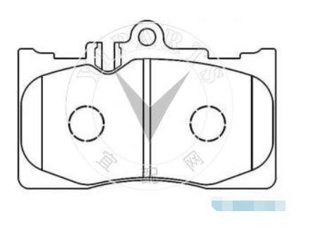 Ceramic High Quality Auto Brake Pads for Lexus Toyota (D870) Auto Parts ISO9001