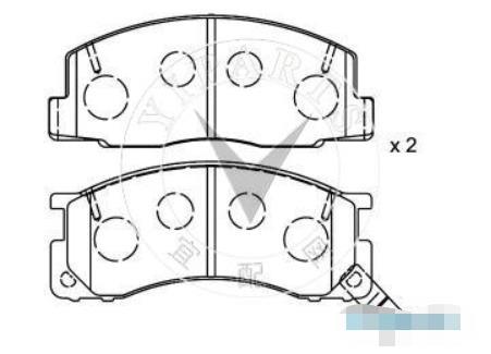 Popular Auto Parts Brake Pads for Toyota (D500) High Quality Ceramic ISO9001