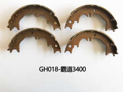 None-Dust Ceramic and Semi-Metal High Quality Auto Parts Brake Shoes for Toyota Prado