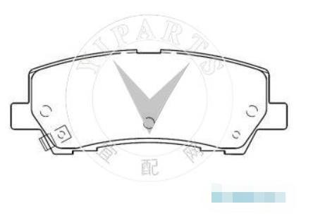OEM Car Accessories Hot Selling Auto Brake Pads for Ford Ford USA (D1793) Ceramic and Semi-Metal Material