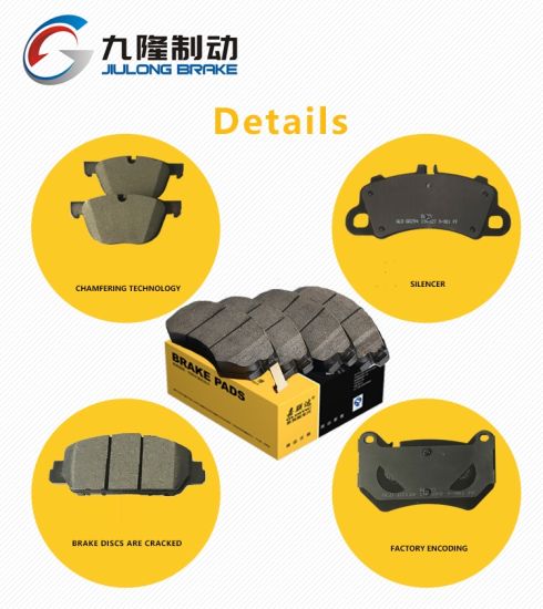 Long Life OEM High Quality Auto Brake Pads for Chery Tiggo Toyota RAV4 (D1051/0446642010) Ceramic and Semi-Metal Auto Parts